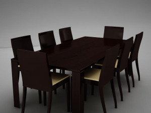 dinning06 Modello 3D
