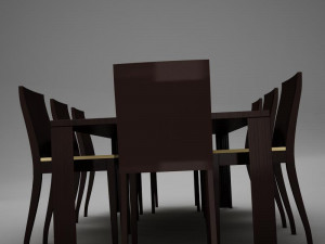 dinning06 Modello 3D