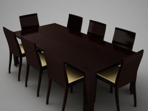 dinning06 Modello 3D
