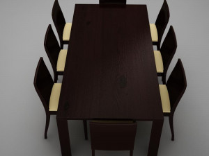 dinning06 Modello 3D