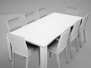 dinning06 Modello 3D