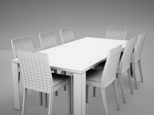 dinning06 Modello 3D