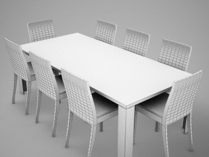 dinning06 Modello 3D