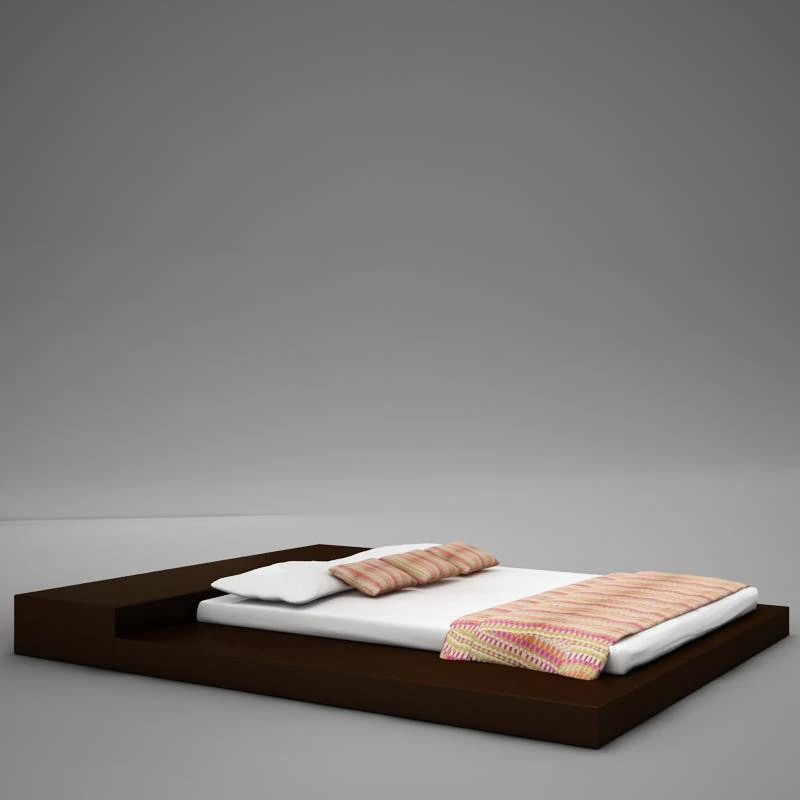 bed 3D Model .c4d .max .obj .3ds .fbx .stl .blend 