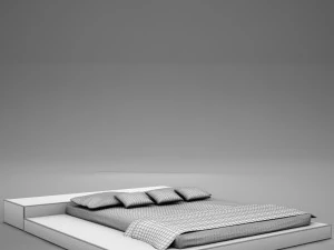 bed 3D Model
