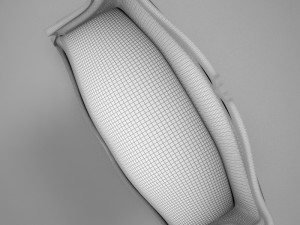 old modern club sofa 3D Model