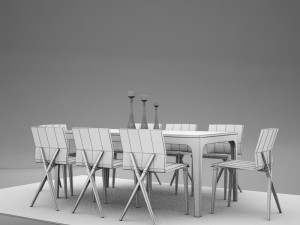 comedor Modelo 3D