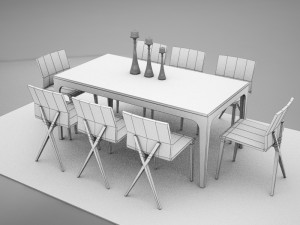 comedor Modelo 3D