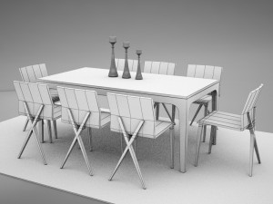 comedor Modelo 3D