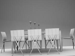 comedor Modelo 3D