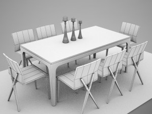 comedor Modelo 3D