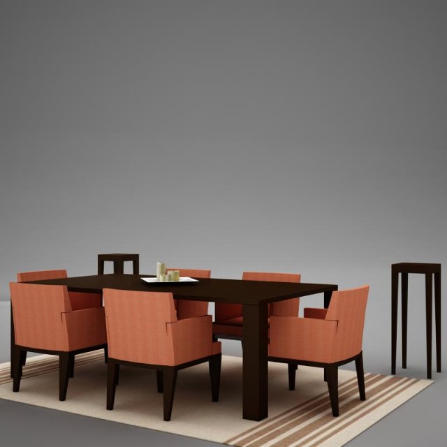dinning06 3D 모델 .c4d .max .obj .3ds .fbx .stl .blend 
