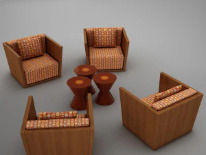 热带生活椅 现代tropic2 3D 模型