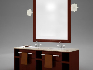 high def bathroom sink collection 3Dモデル