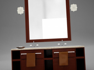 high def bathroom sink collection Modelo 3D