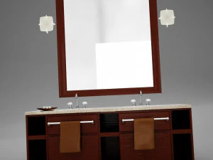 high def bathroom sink collection 3D Model