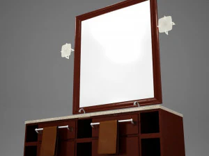 high def bathroom sink collection 3D Model