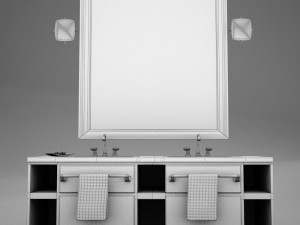 high def bathroom sink collection Modelo 3D