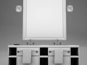 high def bathroom sink collection 3D Model