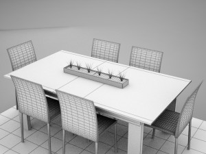 dinning2 3D 模型