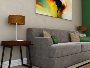 high def classic living room 1 3D Model