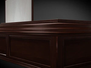 classic wood coffin 3D Model