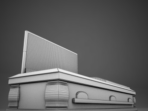 high def all wood boxcoffin 3D Model