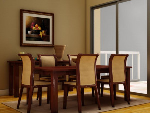 dinning set 3D मॉडल