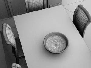 dinning set 3D Model