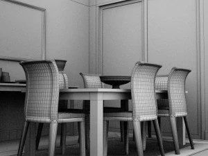 dinning set 3D Model