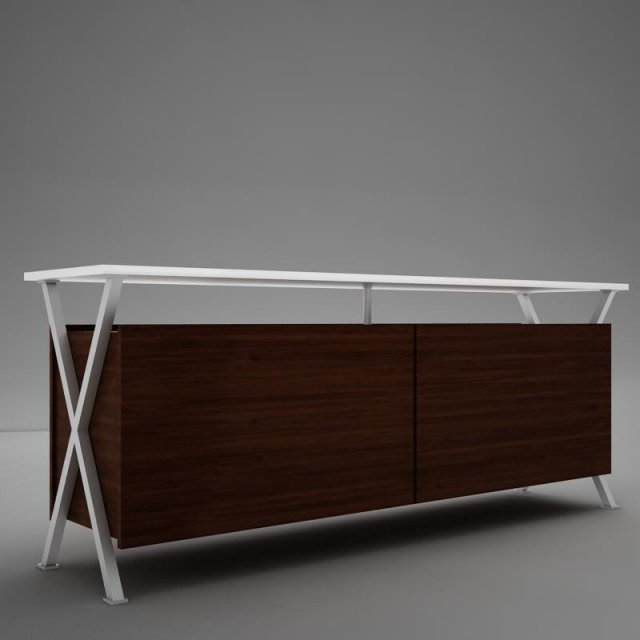 modern dining room buffet table 3D Model .c4d .max .obj .3ds .fbx .stl .blend 