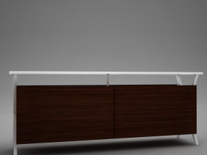 modern dining room buffet table 3D Model