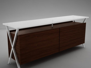 modern dining room buffet table 3D Model