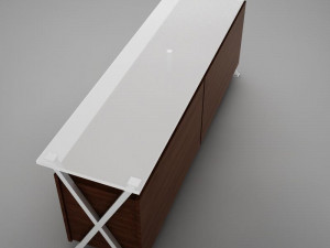 modern dining room buffet table 3D Model