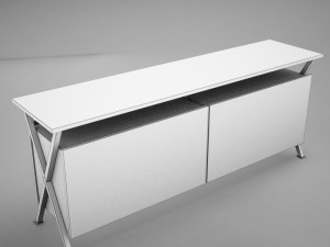 modern dining room buffet table 3D Model
