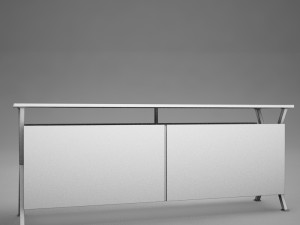 modern dining room buffet table 3D Model