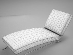 lounge chair02 3D Model