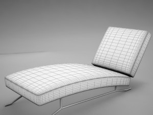 lounge chair02 3D Model