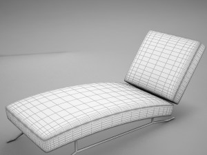 lounge chair02 3D Model
