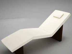 ラウンジチェア01 3Dモデル