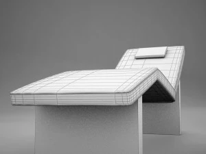 ラウンジチェア01 3Dモデル