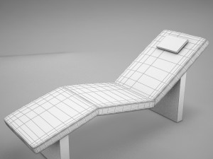 lounge chair01 3D Модель