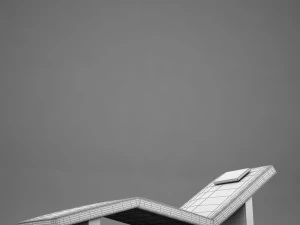 ラウンジチェア01 3Dモデル