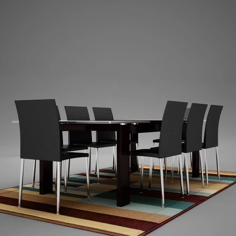 dinning05 3D Model .c4d .max .obj .3ds .fbx .stl .blend 