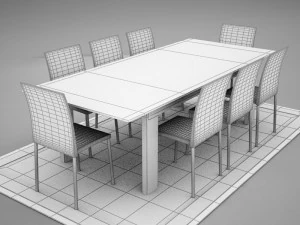 dinning05 3D Model