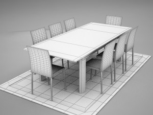 dinning05 3D-Modell