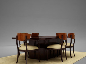 dinning03 3D Модель