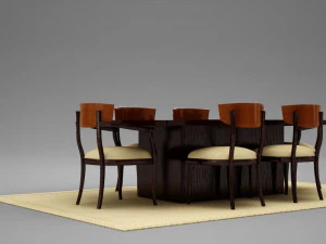 ダイニング03 3Dモデル