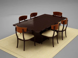 ダイニング03 3Dモデル