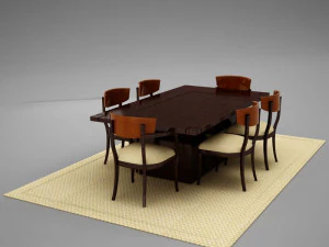 ダイニング03 3Dモデル